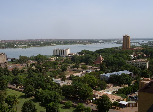 Vue sur la ville de Bamako.