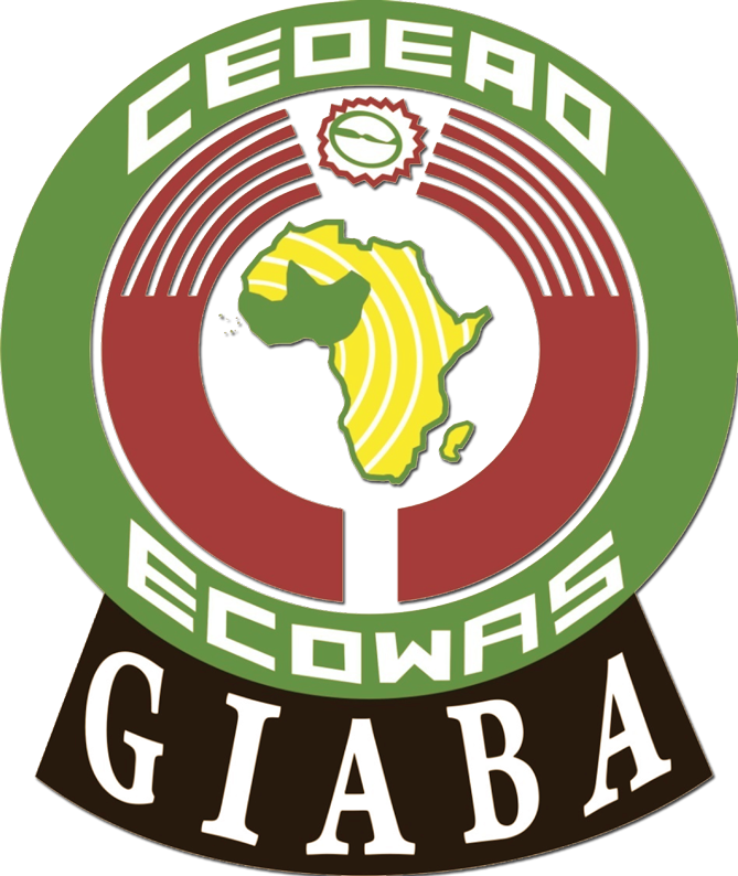 GIABA. GIABA значок. ЭКОВАС собрание. Ecowas.