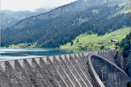 Dam in a valley - Pexels