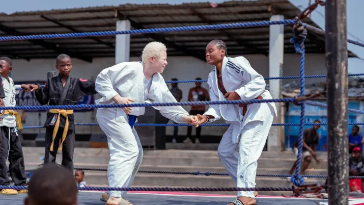 Jeunes judokas