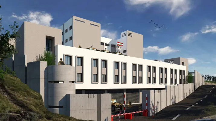 Modélisation du quartier général du Régiment modèle