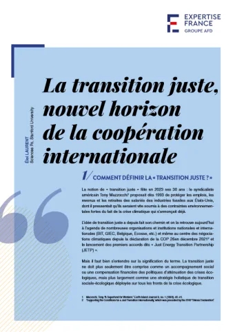 Couverture La transition juste