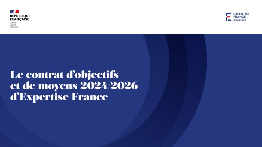 Couverture du contrat d'objectifs et de moyens 2024-2026